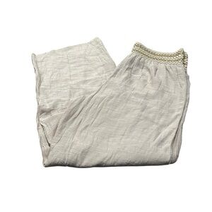 JM COLLECTION gauzy pull on pants